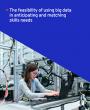 Tapa del libro The feasibility of using big data in anticipating and matching skills needs